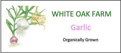 Garlic Label